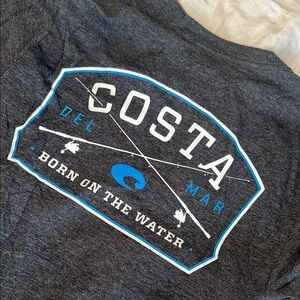 Costa Del Mar Gray Graphic T-Shirt